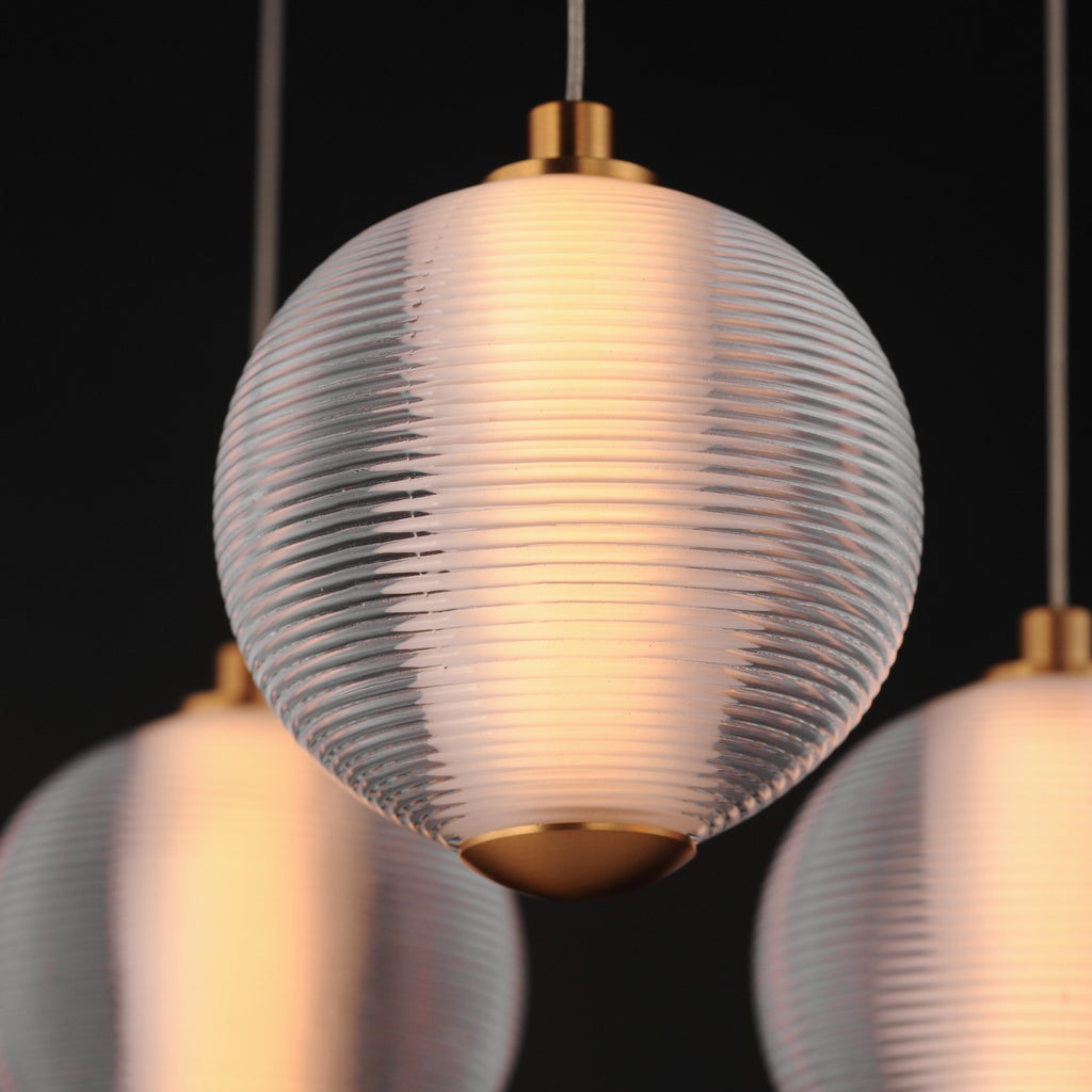 E24648-144GLD Rhythm LED 10 Light Pendant | Alternate Image