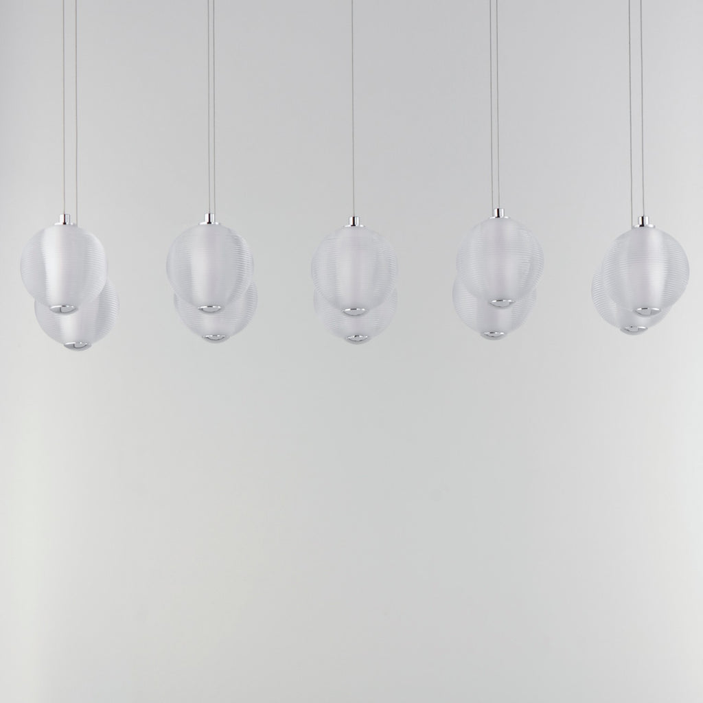 E24648-144PC Rhythm LED 10 Light Pendant | Alternate Image