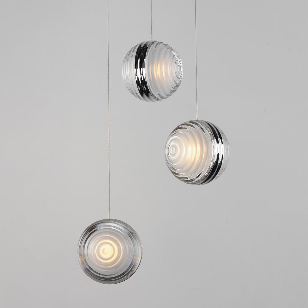 E24693-75PC Pulse LED 3 Light Pendant | Alternate Image