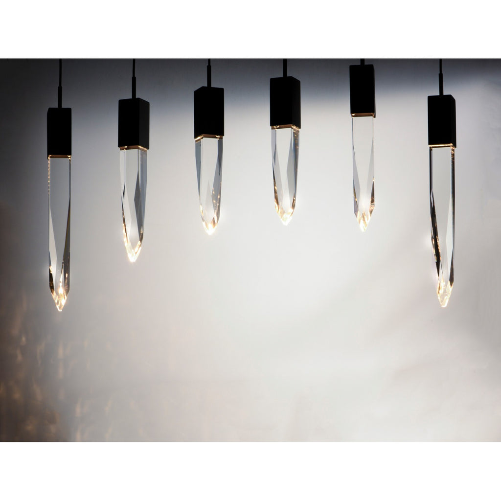 E31245-20PC Quartz LED 6 Light Pendant | Alternate Image