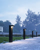 EB45624-BK-UNV Evans 1 Light Outdoor Post | Lifestyle Image