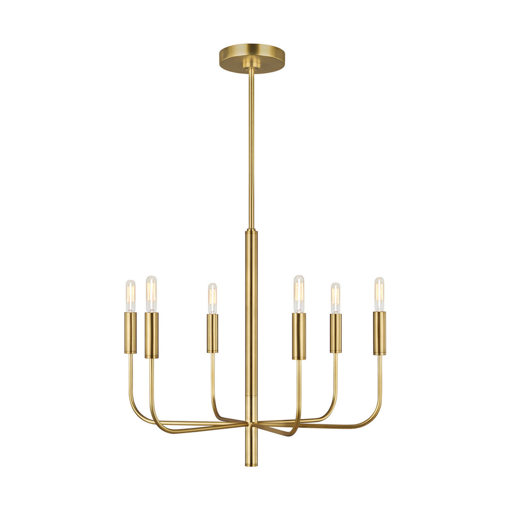 EC1006BBS Brianna 6 Light Chandelier | Main Image
