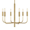 EC1006BBS Brianna 6 Light Chandelier | Alternate Image