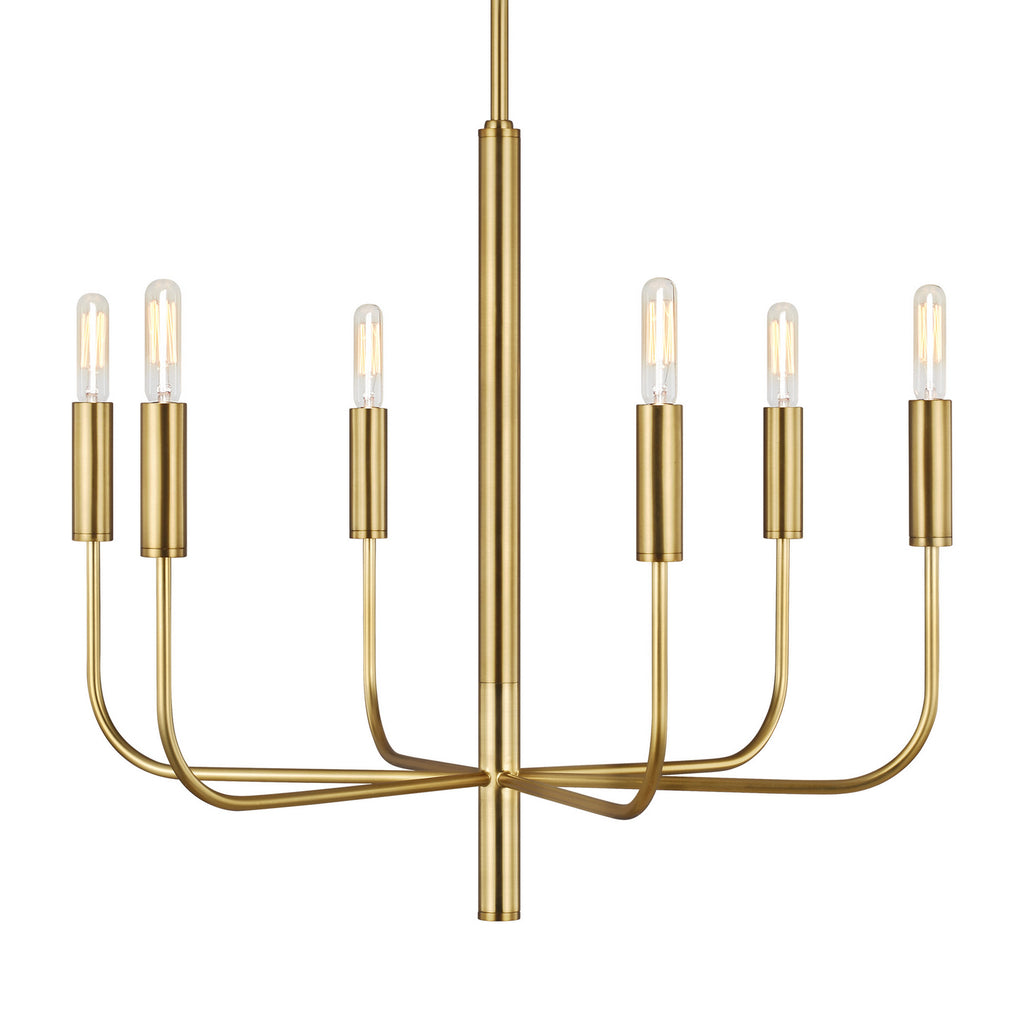EC1006BBS Brianna 6 Light Chandelier | Alternate Image