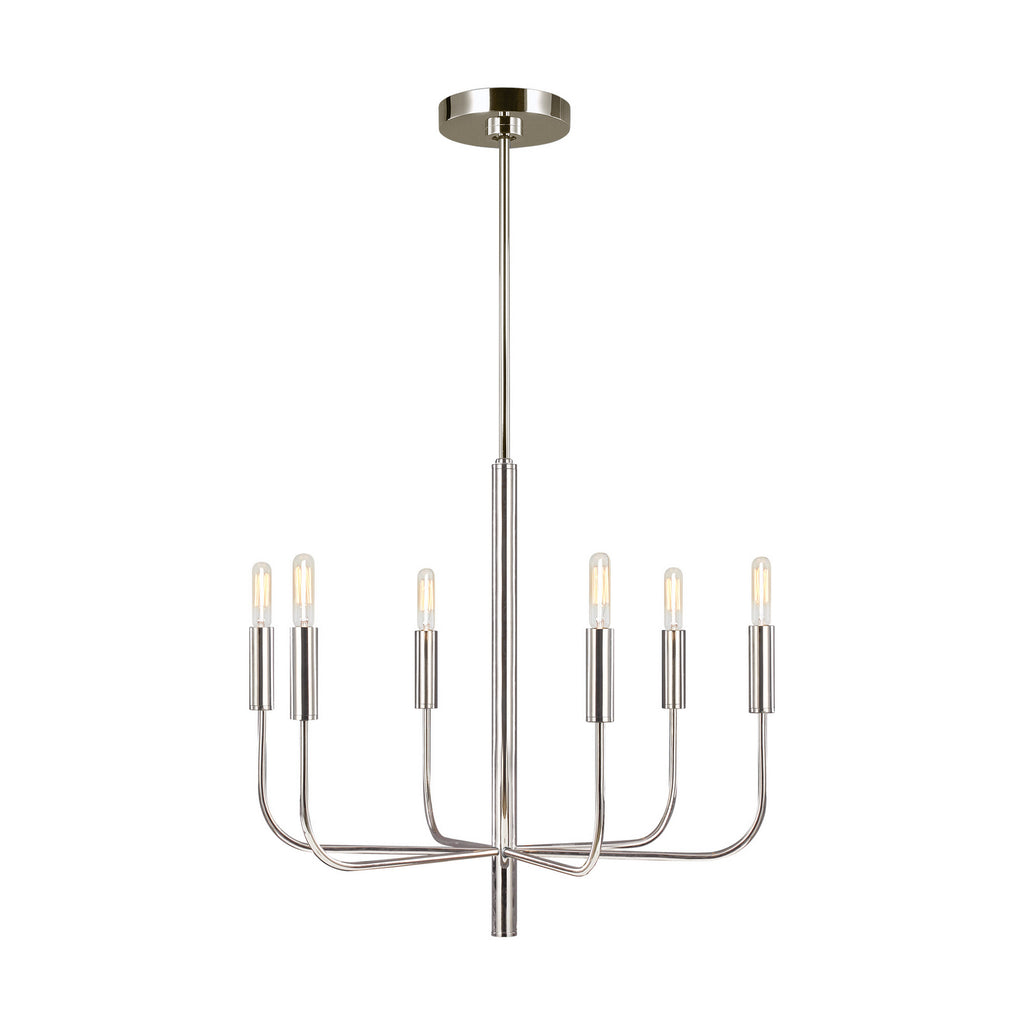 EC1006PN Brianna 6 Light Chandelier | Main Image