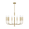 EC1009BBS Brianna 9 Light Chandelier | Alternate Image