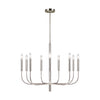 EC1009PN Brianna 9 Light Chandelier | Alternate Image