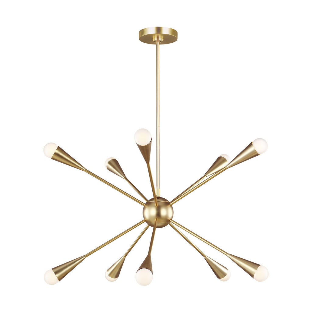 EC10310BBS Jax 10 Light Chandelier | Main Image