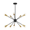EC10310MBK Jax 10 Light Chandelier | Main Image