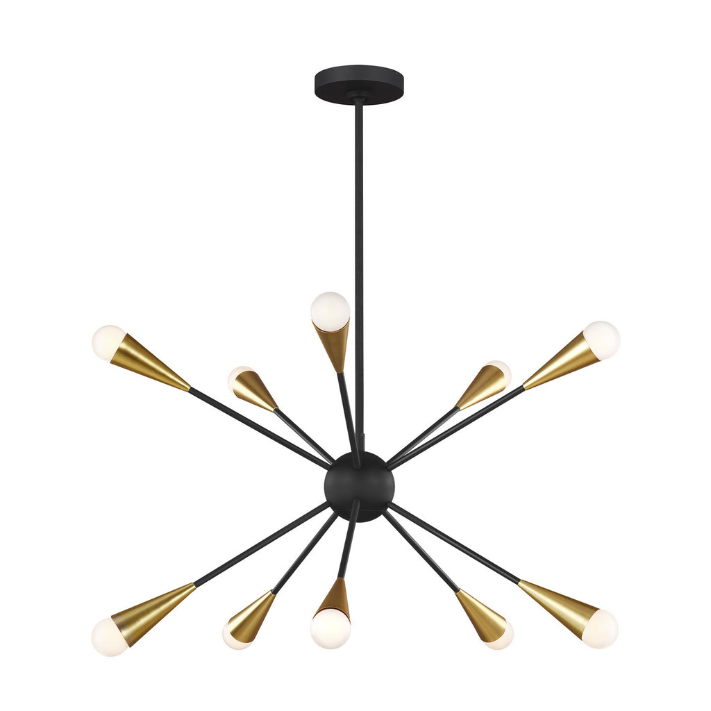 EC10310MBK Jax 10 Light Chandelier | Main Image