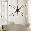 EC10310MBK Jax 10 Light Chandelier | Lifestyle Image
