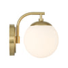 Crystorama Maverick 6'' Bathroom Vanity in Vibrant Gold - Additional View