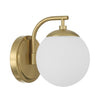 Crystorama Maverick 6'' Bathroom Vanity in Vibrant Gold - Additional View