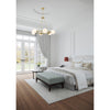 Crystorama Maverick 33.5'' Chandelier in Vibrant Gold - Lifestyle View