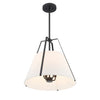Crystorama Everly 20" Pendant in Black - Additional View