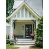 Crystorama Boadie 8'' LED Outdoor Sconce in Matte Black - Lifestyle View