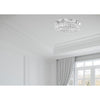 Crystorama Kinsley 18'' Integrated LED Flush Mount in Polished Chrome - Lifestyle View