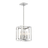 Crystorama Kai 8'' Pendant in Polished Chrome - Front View