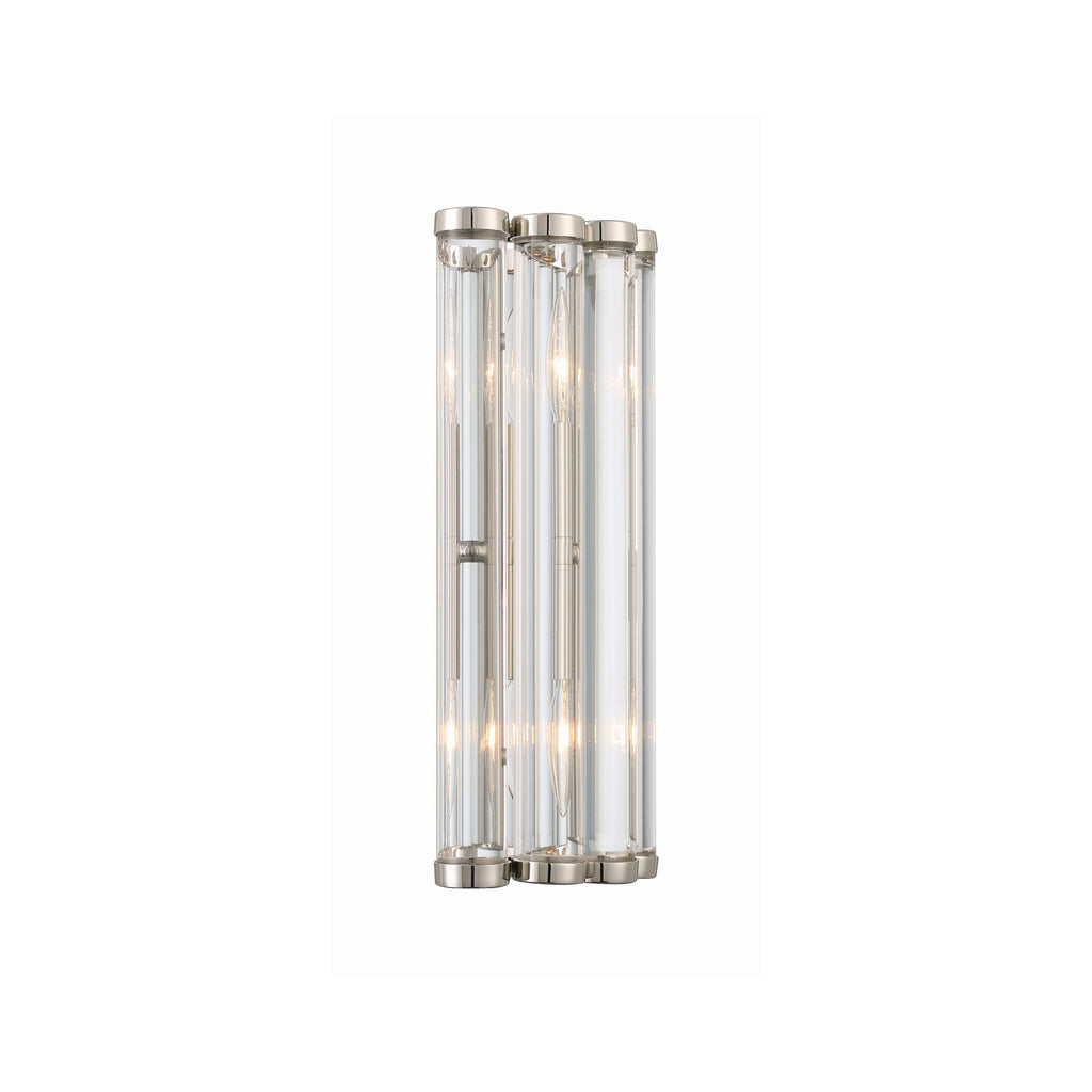 Crystorama Elliot 8.25'' Sconce in Polished Nickel - Additional View