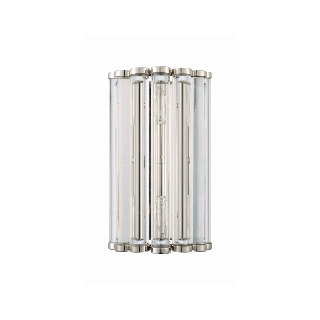 Crystorama Elliot 8.25'' Sconce in Polished Nickel - Additional View