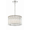 Crystorama Elliot 15.25'' Chandelier in Polished Nickel - Front View