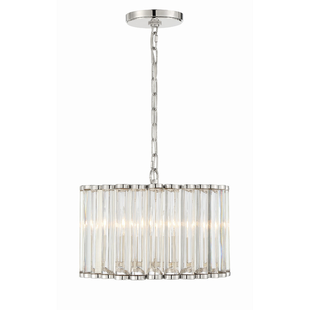 Crystorama Elliot 15.25'' Chandelier in Polished Nickel - Additional View