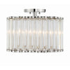 Crystorama Elliot 15.25'' Semi Flush Mount in Polished Nickel - Additional View
