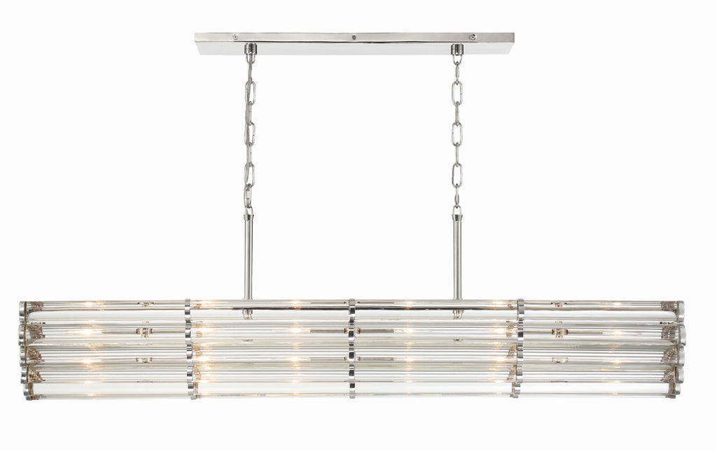 ELL-B3007-PN Elliot 48'' Linear Chandelier | Main Image