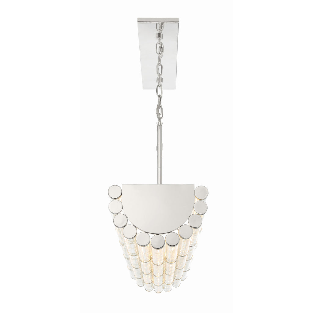 Crystorama Elliot 48'' Linear Chandelier in Polished Nickel - Additional View