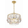 Crystorama Elsa 15'' Chandelier in Antique Gold - Additional View