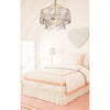 Crystorama Elsa 15'' Chandelier in Antique Gold - Lifestyle View