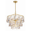 Crystorama Elsa 20'' Chandelier in Antique Gold - Additional View