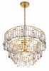 ELS-7103-GA Elsa 3 Light Chandelier | Alternate Image