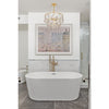 Crystorama Elsa 20'' Chandelier in Antique Gold - Lifestyle View