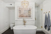 Crystorama Elsa 20'' Chandelier in Antique Gold - Lifestyle View