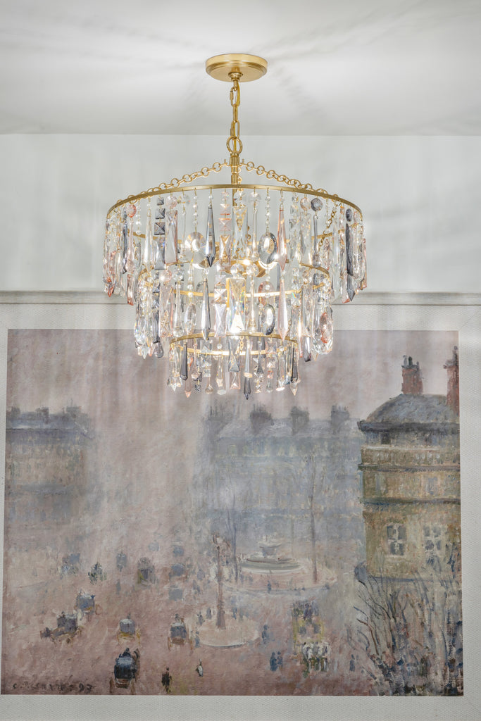 ELS-7103-GA Elsa 20'' Chandelier | Lifestyle Image