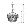Crystorama Elsa 20'' Chandelier - Product Dimensions