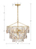 ELS-7103-GA Elsa 3 Light Chandelier | Lifestyle Image