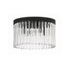 Crystorama Emory 15'' Flush Mount in Black Forged - Additional View