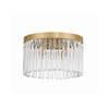 Crystorama Emory 15'' Flush Mount in Modern Gold - Additional View