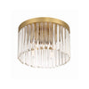 Crystorama Emory 15'' Flush Mount in Modern Gold - Additional View