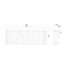 Crystorama Emory 24'' Bathroom Vanity - Product Dimensions
