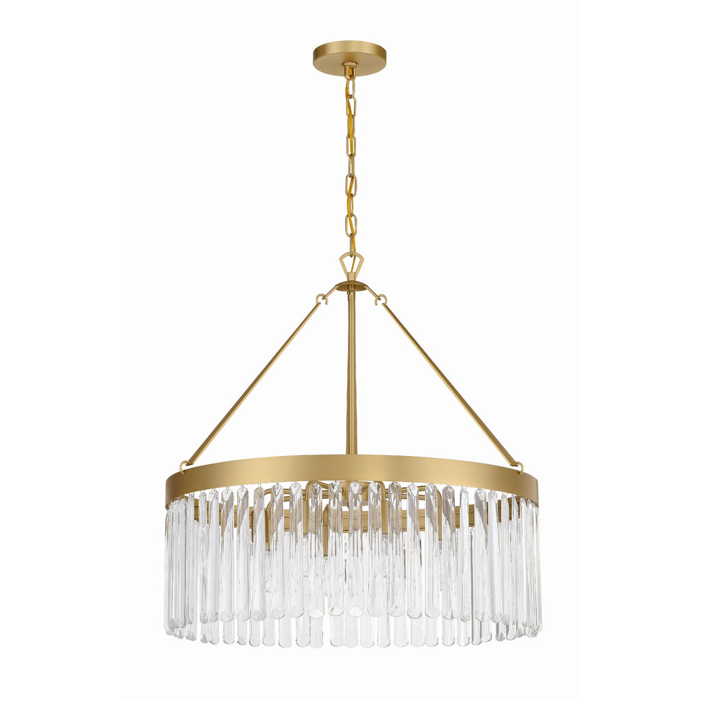 Crystorama Emory 24'' Chandelier in Modern Gold - Additional View