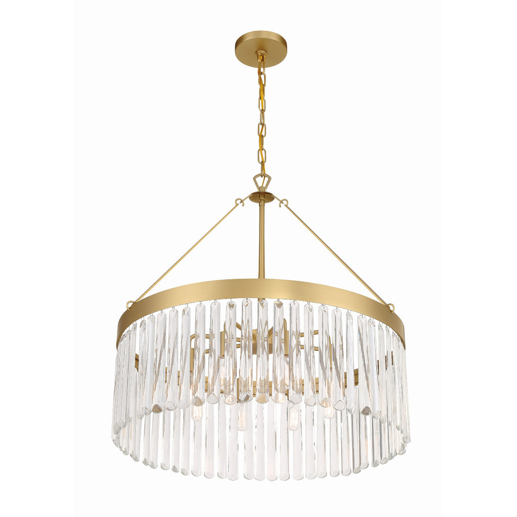Crystorama Emory 24'' Chandelier in Modern Gold - Additional View