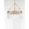 Crystorama Emory 24'' Chandelier in Modern Gold - Lifestyle View