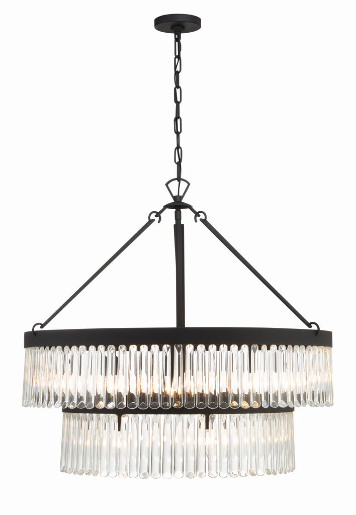 EMO-5408-BF Emory 9 Light Chandelier | Alternate Image