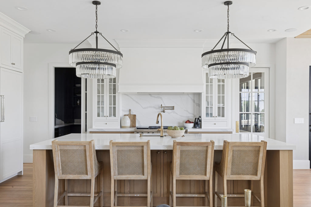 EMO-5408-BF Emory 32'' Chandelier | Lifestyle Image