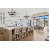 Crystorama Emory 32'' Chandelier in Black Forged - Lifestyle View