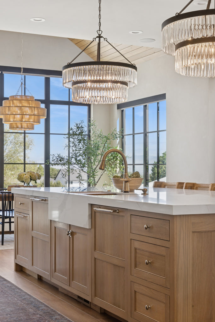 EMO-5408-BF Emory 32'' Chandelier | Lifestyle Image