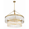 Crystorama Emory 32'' Chandelier in Modern Gold - Additional View